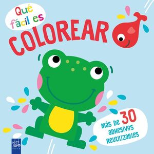 QUE FACIL ES COLOREAR. RANA